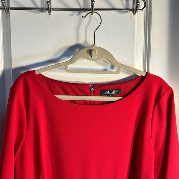 Lauren by Ralph Lauren Flutter Sleeve Dress - Picture 5 of 6